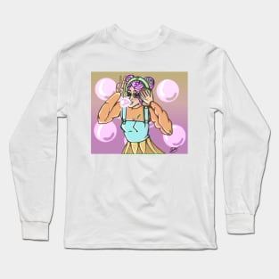 Bubblegum Girl V1 Long Sleeve T-Shirt